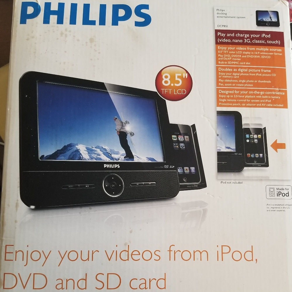 Philip's portable DVD player (DCP851)